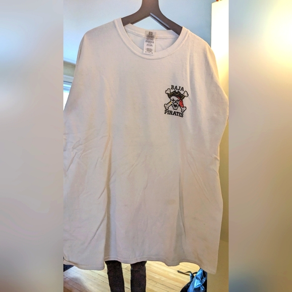 Baja Pirates La Paz Mexico white graphic tee shirt XL - Picture 2 of 4